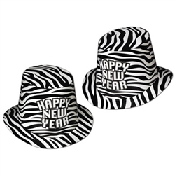 Zebra Print Hi-Hat (sold 25 per box)