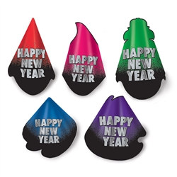 Assorted New Year Resolution Hats (Sold 50 Per Box)