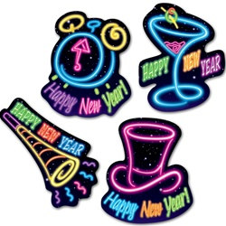 Happy New Year Cutouts (4/pkg)