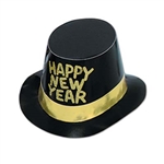 Black and Gold New Year Hi-Hat