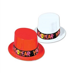 Plastic New Year Topper Hats