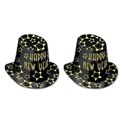 Black Gold New Year Hi-Hat (sold 25 per box)
