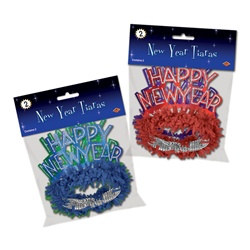 Happy New Year Regal Tiaras (2/pkg)