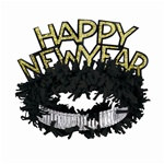 Black and Gold Happy New Year Regal Tiara