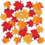 These amazing Deluxe Fabric Autumn Leaves will add color and interest to your tables, displays, windowsills and more.  Each package includes 24  x 4 3/4 in leaves and 24  x 3 1/2 inch leaves.  48 leaves per pack!  Reusable with care.