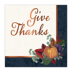 Your friends will love these fun and colorful Thanksgiving themed napkins.