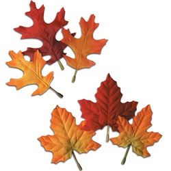 Assorted Fabric Autumn Leaves