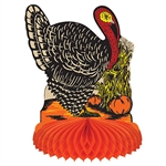 Go old school this Thanksgiving with this classic Vintage Fall Harvest Turkey Centerpiece.  Originally designed in 1947, this centerpiece stands 8" tall and open full round.