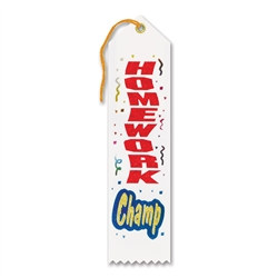 Homework Champ Ribbon