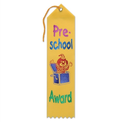 Pre-School Award Ribbon