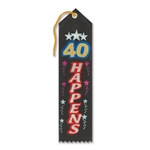 40 Happens Ribbon