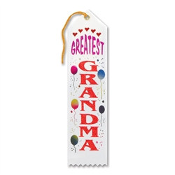 White Greatest Grandma Ribbon