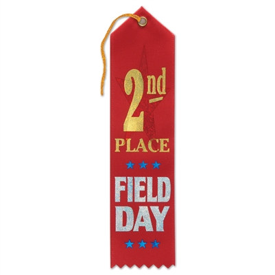 Field Day 2nd Place Ribbon