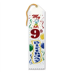 My 9th Birthday Ribbon