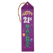 Happy 21st Birthday Ribbon