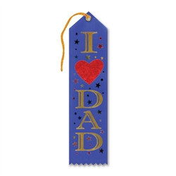 I (Heart) Dad Ribbon