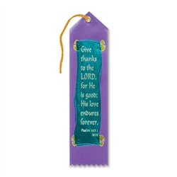 Give Thanks To The Lord Ribbon