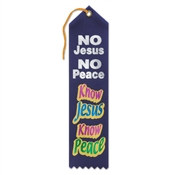 Know Jesus Know Peace Ribbon