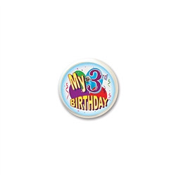 My 3rd Birthday Blinking Button