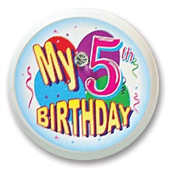 My 5th Birthday Blinking Button