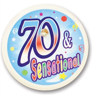 70 and Sensational Blinking Button