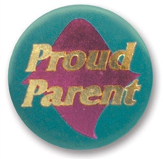 Proud Parent Satin Button