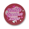 World's Greatest Lover Satin Button