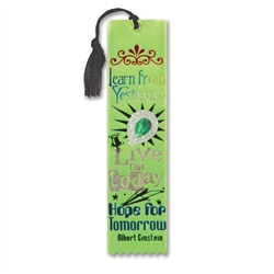 Learn From Yesterday Jeweled Bookmark