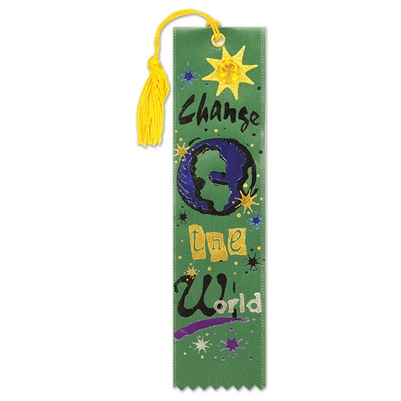 Change The World Jeweled Bookmark