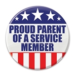 Let the world know how proud you are of your children with these great "Proud Parent Of A Service Member!