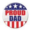 Let the world know how proud you are of your son or daughter that serves our country with these great "Proud Dad" Button!