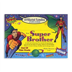 Super Brother Award Certificates