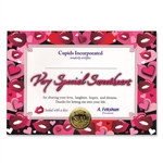 Very Special Sweetheart Award Certificates