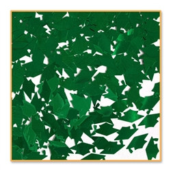 Grad Cap Green Confetti