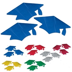 Metallic Graduation Cap Cutouts