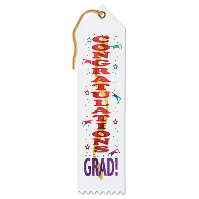 Congratulations Grad Award Ribbon