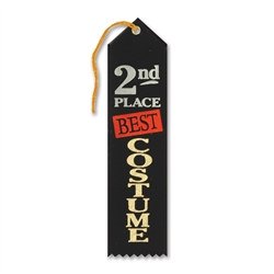 Best Costume 2nd Place Halloween Ribbon