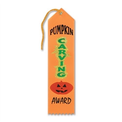 Pumpkin Carving Award Halloween Ribbon