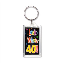 Look Who's 40! Key Chain