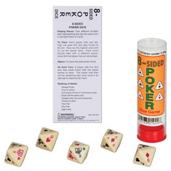 8-Sided Poker Dice Game