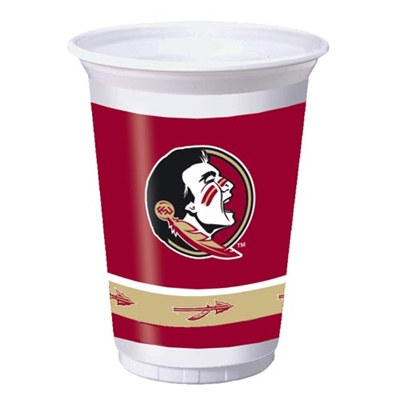 Florida State University Plastic Cups (8/pkg)