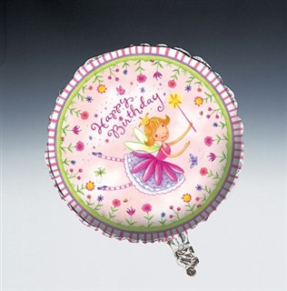 Garden Fairy Birthday Mylar Ballon