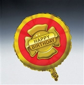 Firefighter Mylar Balloons