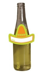 Fiesta Sombrero Bottle Tags (8/pkg)