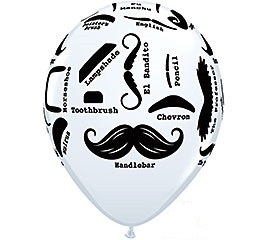 Mustache Latex Balloon