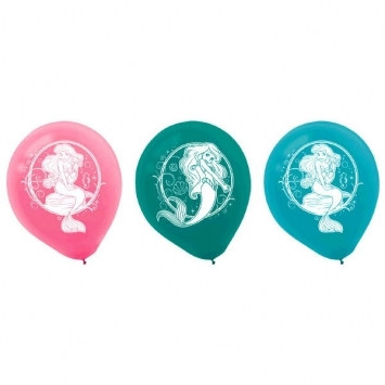 Little Mermaid Latex Balloons (6/pkg)