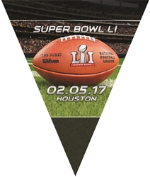 Super Bowl LI Pennant Banner