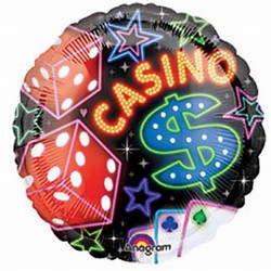 Vegas Casino Mylar Balloon