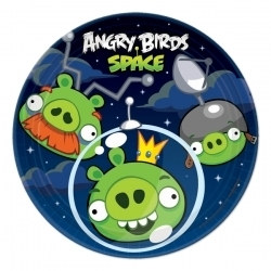 Angry Birds Dessert Plates (8/pkg)