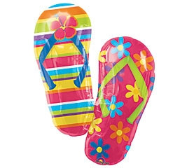 Flip Flop Mylar Balloon